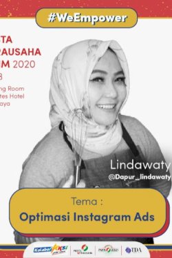 Workshop Optimasi Instagram Ads oleh Lindawaty - @dapur_lindawaty