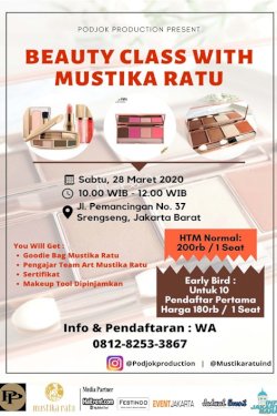 Beauty Class with Mustika Ratu