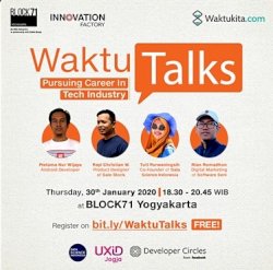 Waktu Talks: Pursuing Career in Tech Industry
