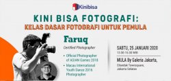 KiniBisa Fotografi : Kelas Dasar Fotografi untuk Pemula