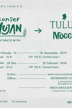 KONSER HUJAN X TULUS X MOCCA