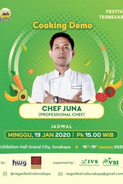 Cooking Demo Festival Vegan Surabaya